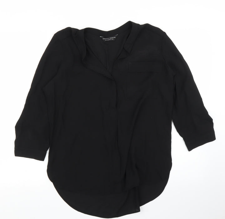 Dorothy Perkins Womens Black Bodysuit One-Piece Size 10