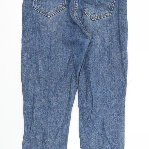 X2 Womens Blue  Denim Mom Jeans Size L L22 in