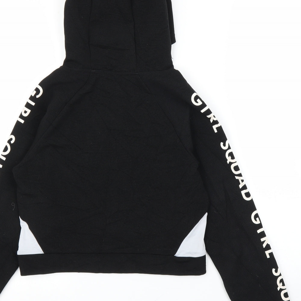 Young Dimension Girls Black   Pullover Hoodie Size 11-12 Years
