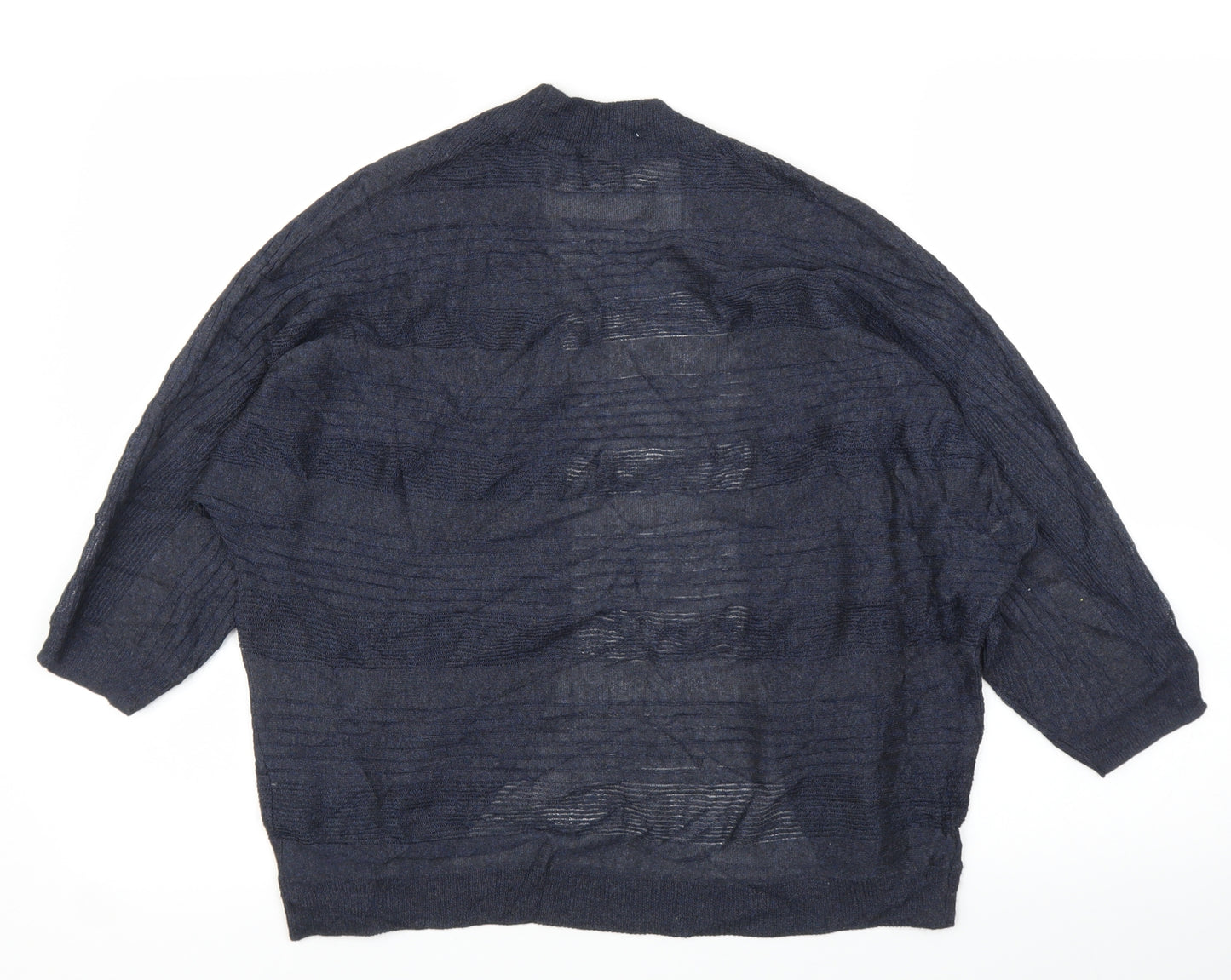 M&Co Womens Blue   Cardigan Jumper Size 14