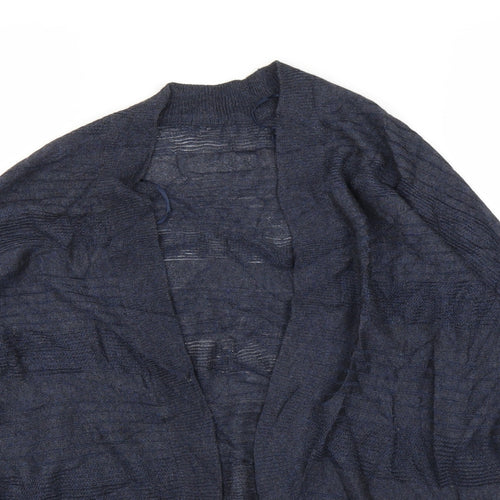 M&Co Womens Blue   Cardigan Jumper Size 14