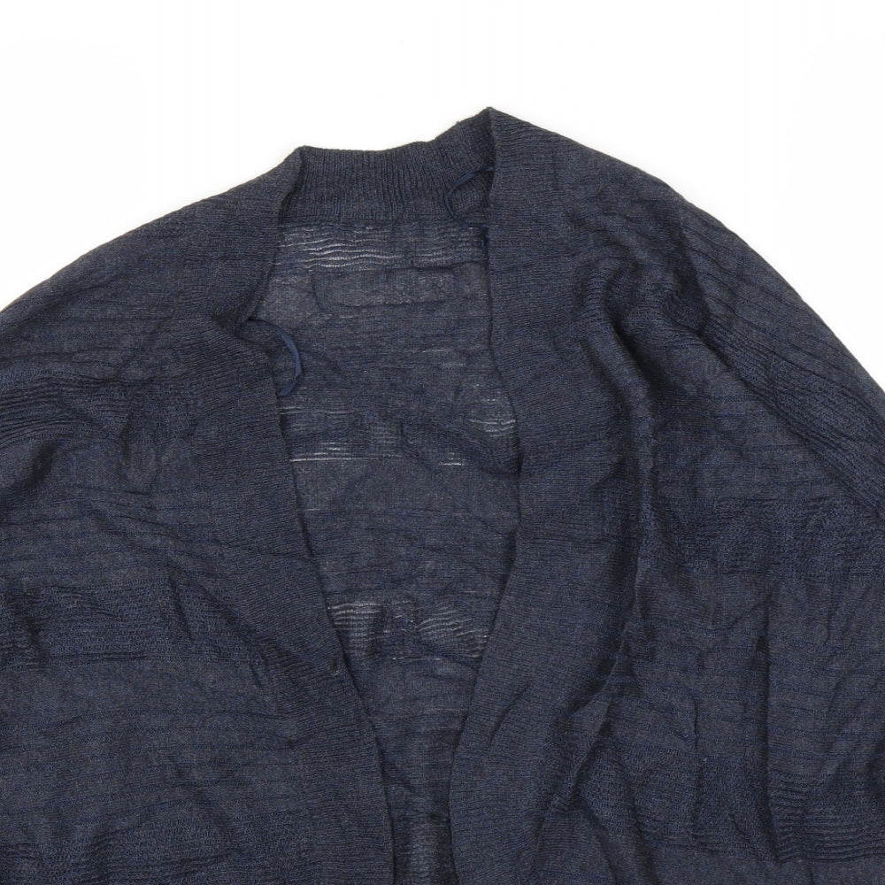M&Co Womens Blue   Cardigan Jumper Size 14