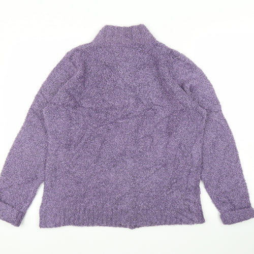EWM Womens Purple   Full Zip Jumper Size 14