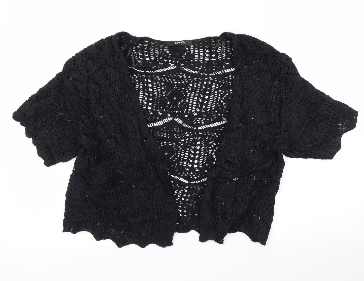 George Womens Black   Cardigan Jumper Size 16  - Bolero