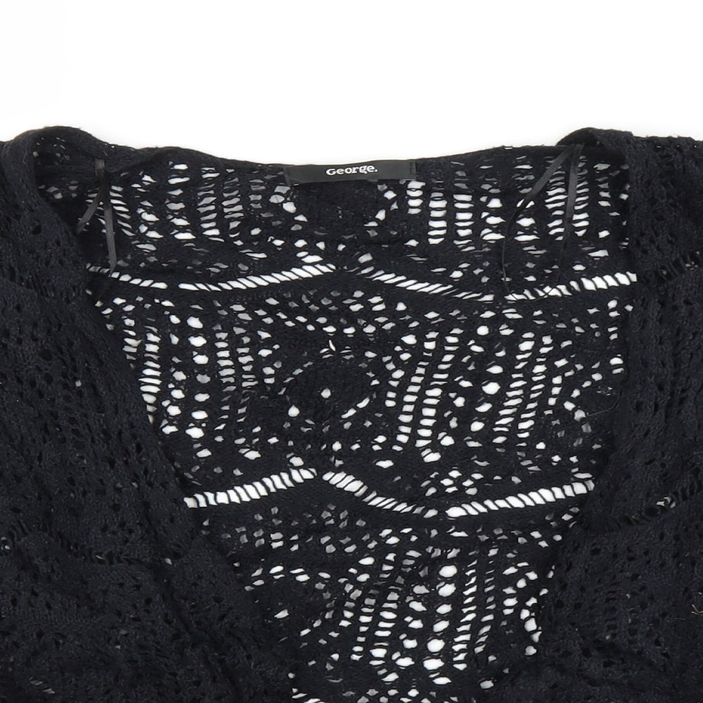 George Womens Black   Cardigan Jumper Size 16  - Bolero