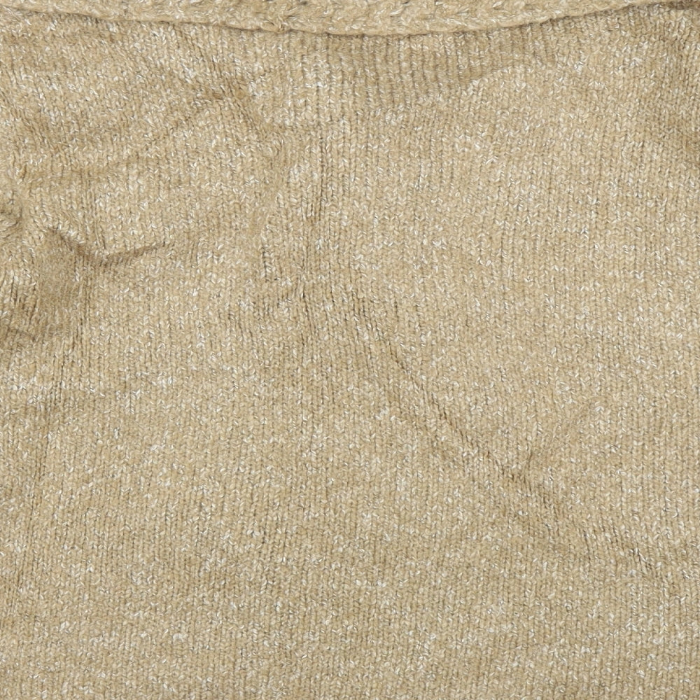 Roman Womens Beige   Cardigan Jumper Size 2XL