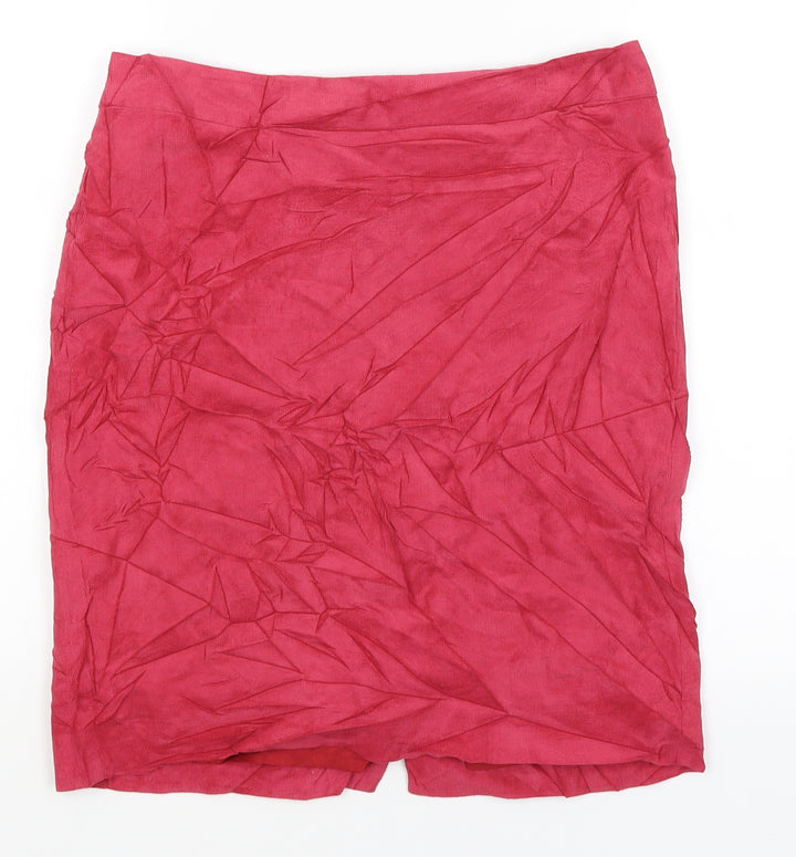 French Connection Womens Red Straight & Pencil Skirt Size 8