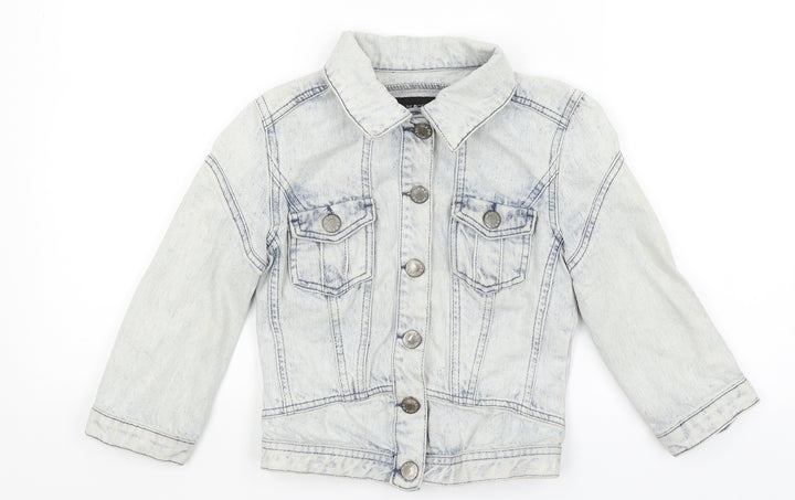 Warehouse Womens Blue Jacket Size 6