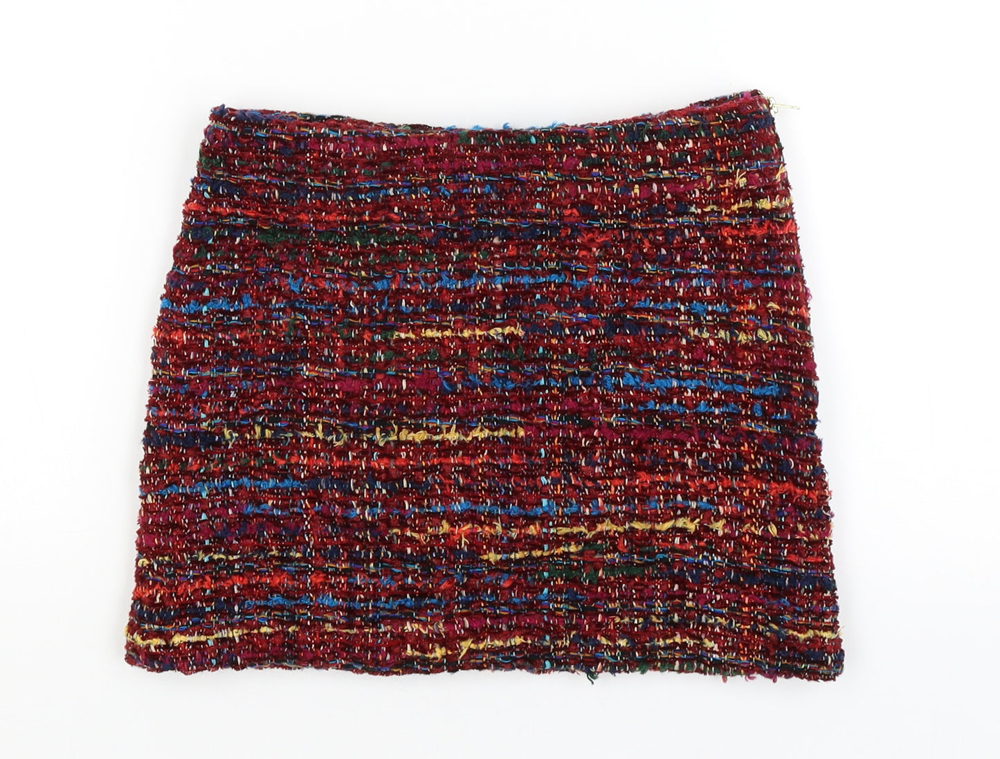 M&Co Girls Red   Mini Skirt Size 7-8 Years