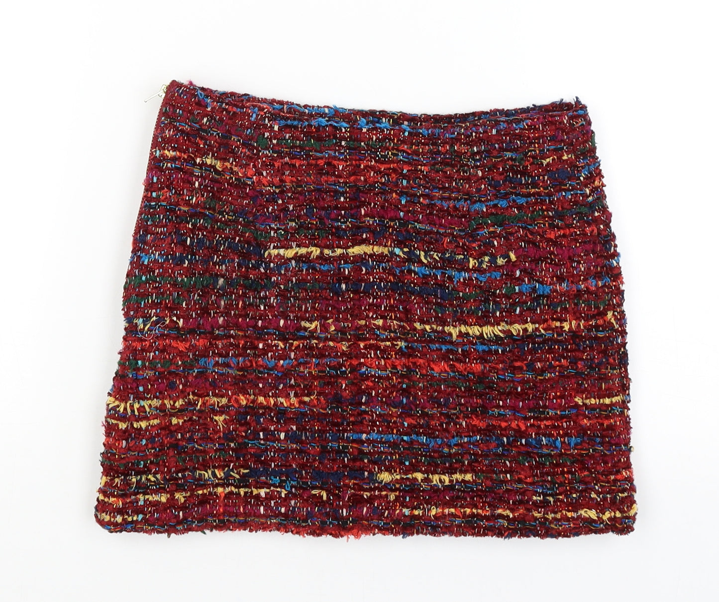 M&Co Girls Red   Mini Skirt Size 7-8 Years