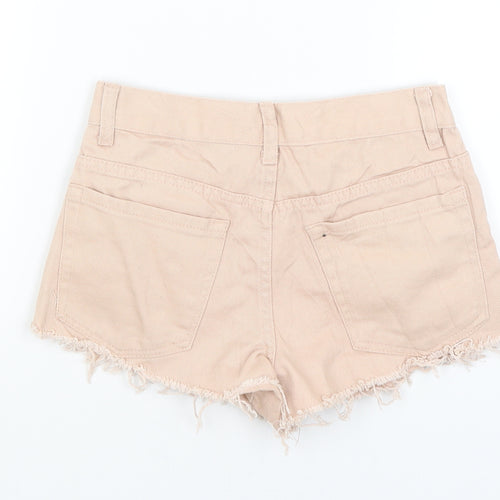 FOREVER 21 Womens Pink   Hot Pants Shorts Size 4