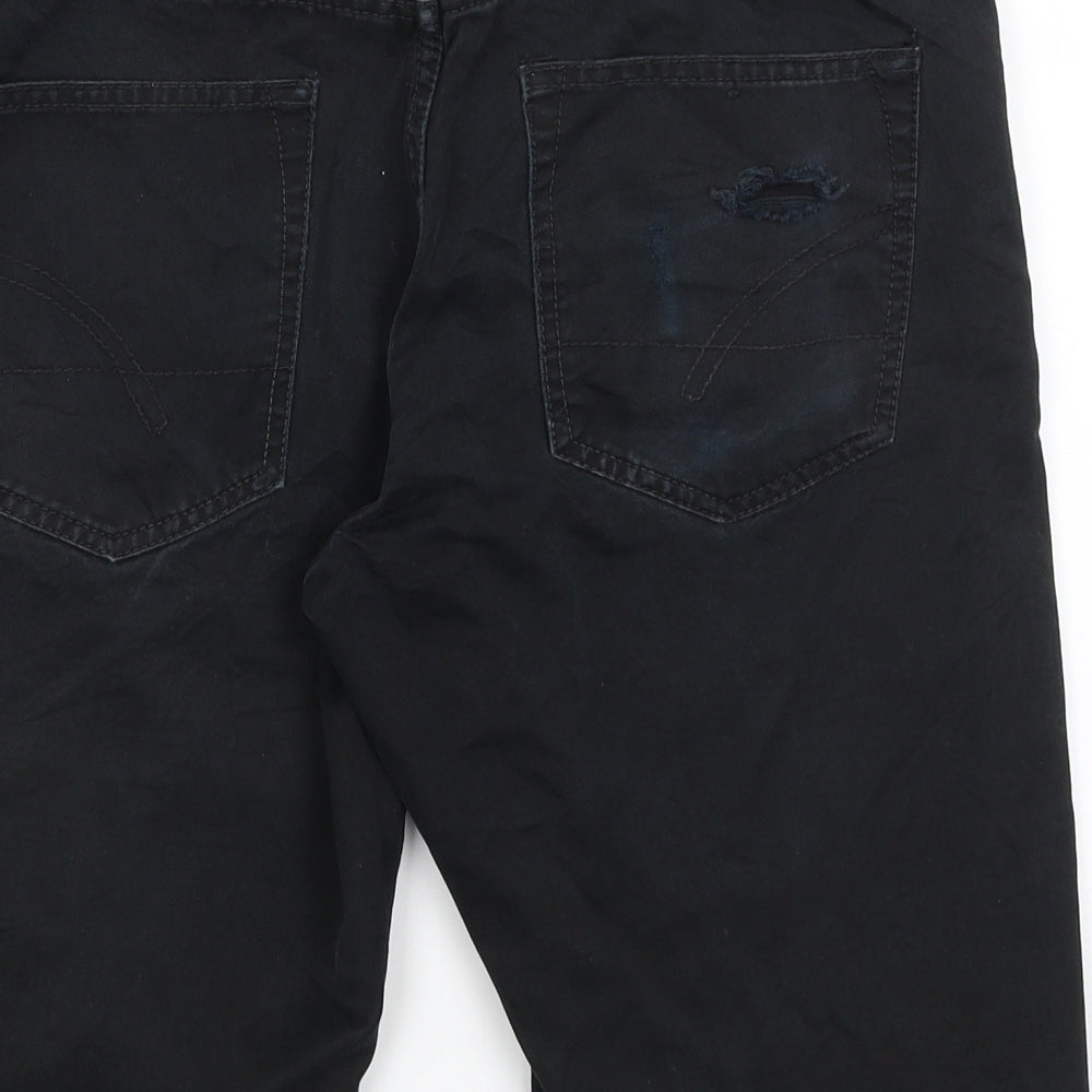 Officers Club Mens Black   Bermuda Shorts Size 32 in