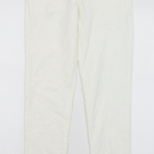 Preworn Womens White   Trousers  Size S L28 in