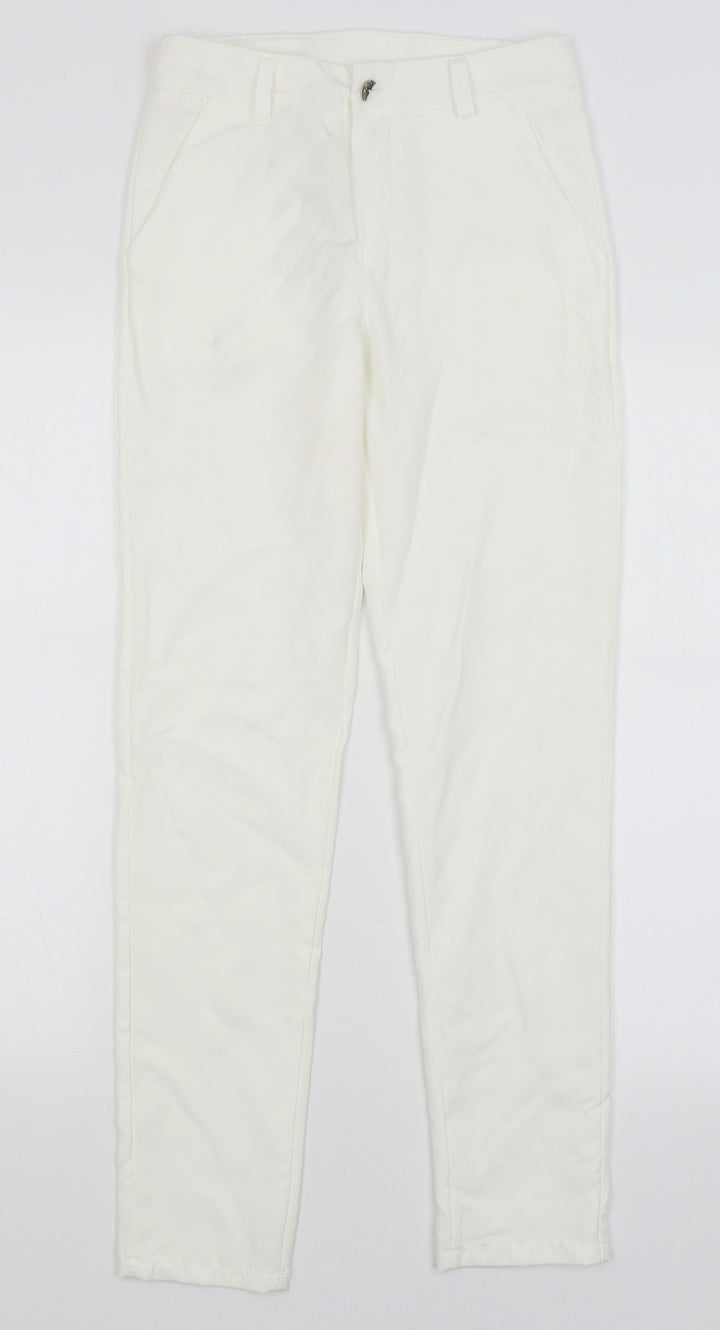 Preworn Womens White   Trousers  Size S L28 in
