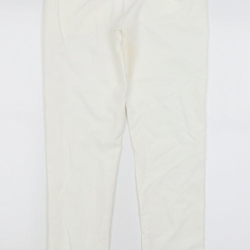 Preworn Womens White   Trousers  Size S L28 in