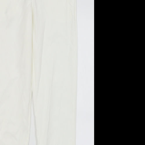 Preworn Womens White   Trousers  Size S L28 in