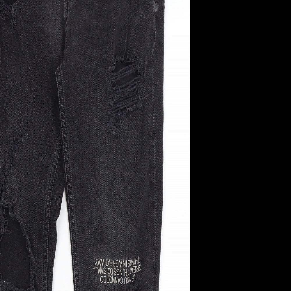 Zara Man Mens Black   Straight Jeans Size 32 in L28 in