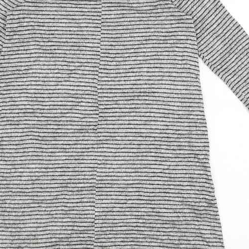Atmosphere Womens Grey Striped  T-Shirt Dress  Size 8