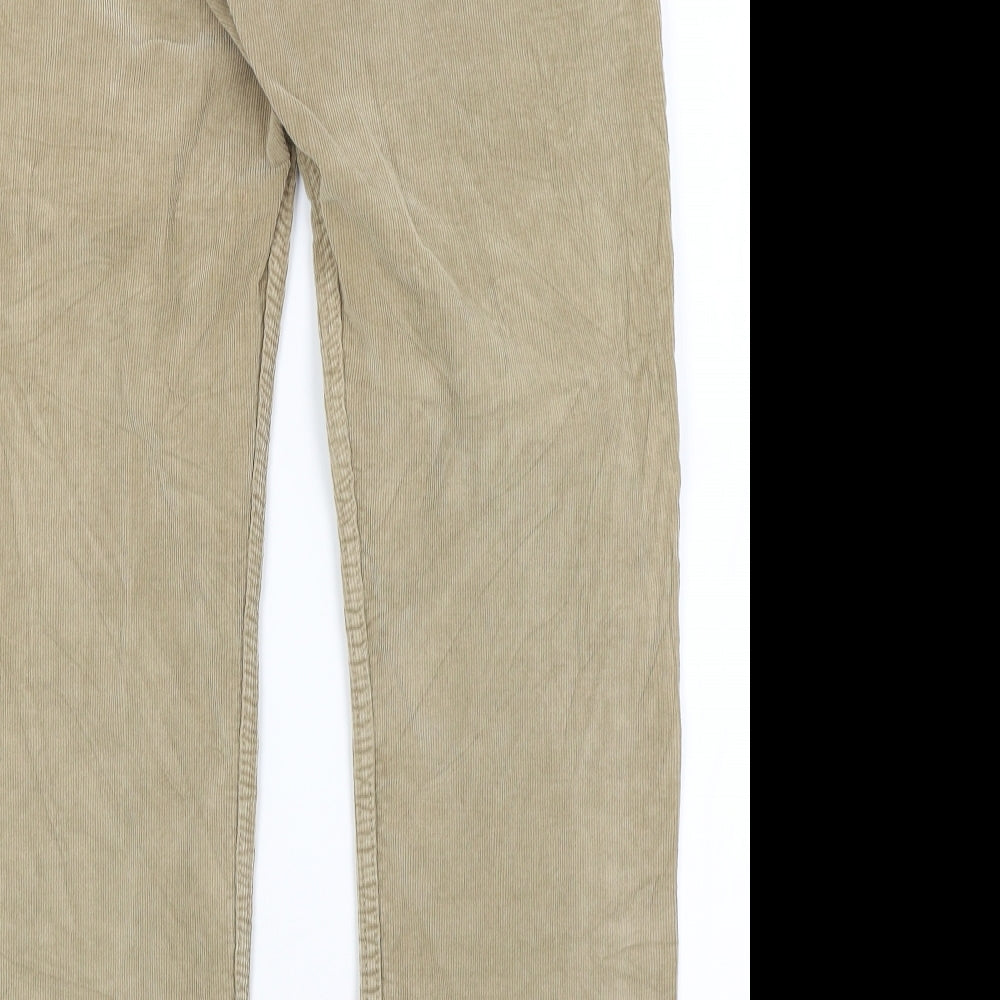 Levi Mens Beige   Straight Jeans Size 32 in L29 in