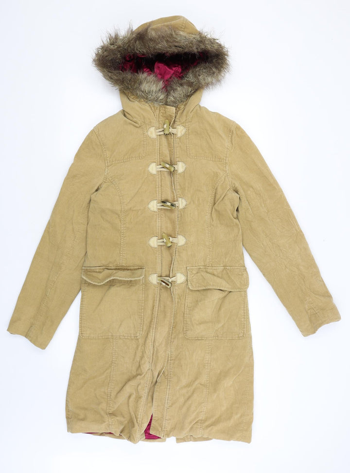 Butterfly Womens Brown   Overcoat Coat Size 8