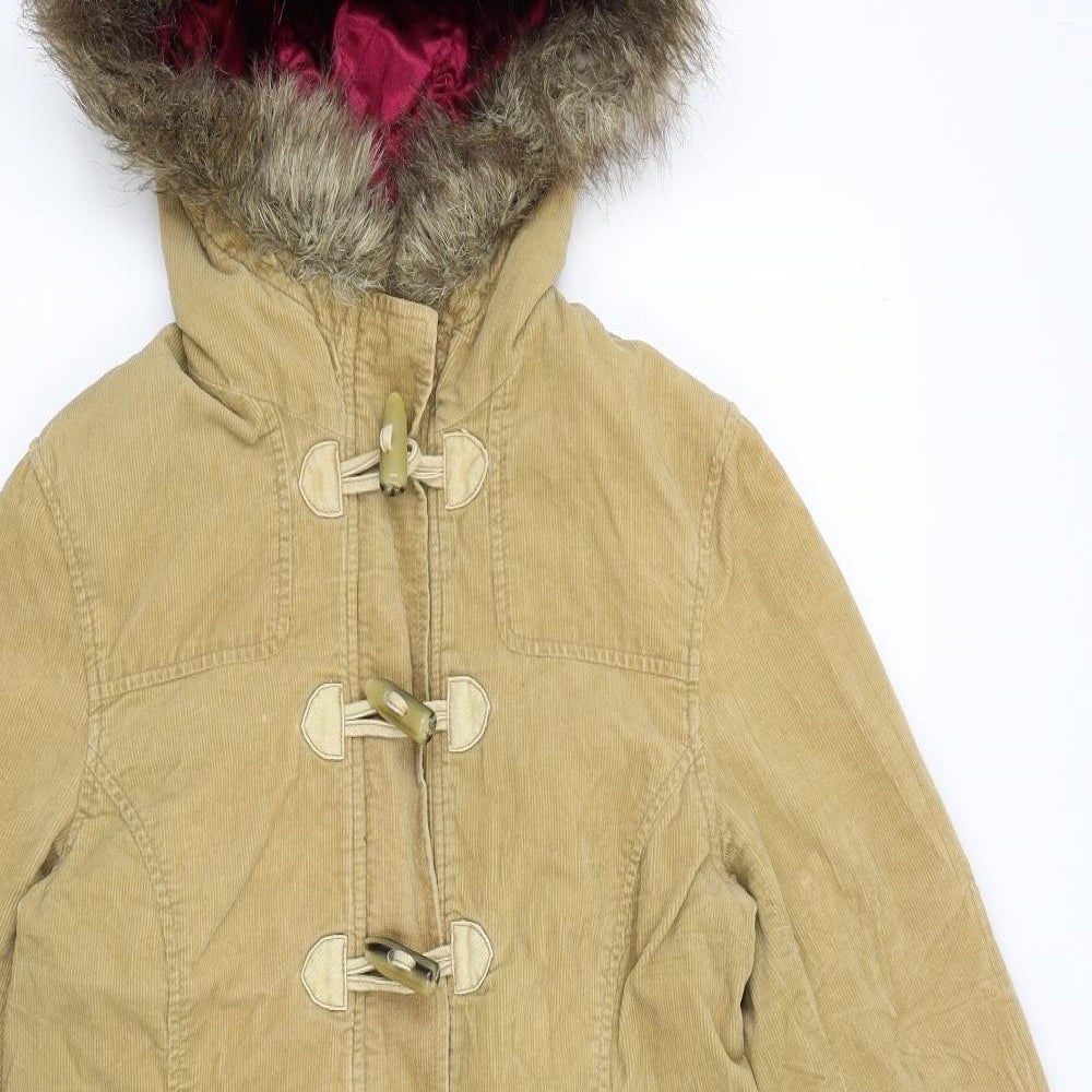 Butterfly Womens Brown   Overcoat Coat Size 8