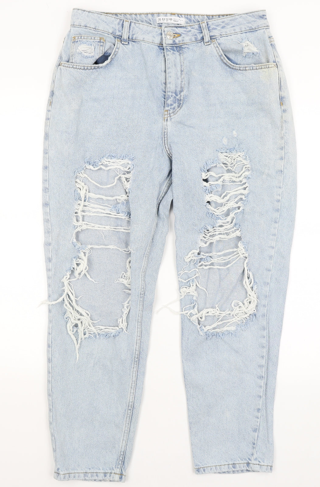 Denim Co Womens Blue   Straight Jeans Size 16 L26 in