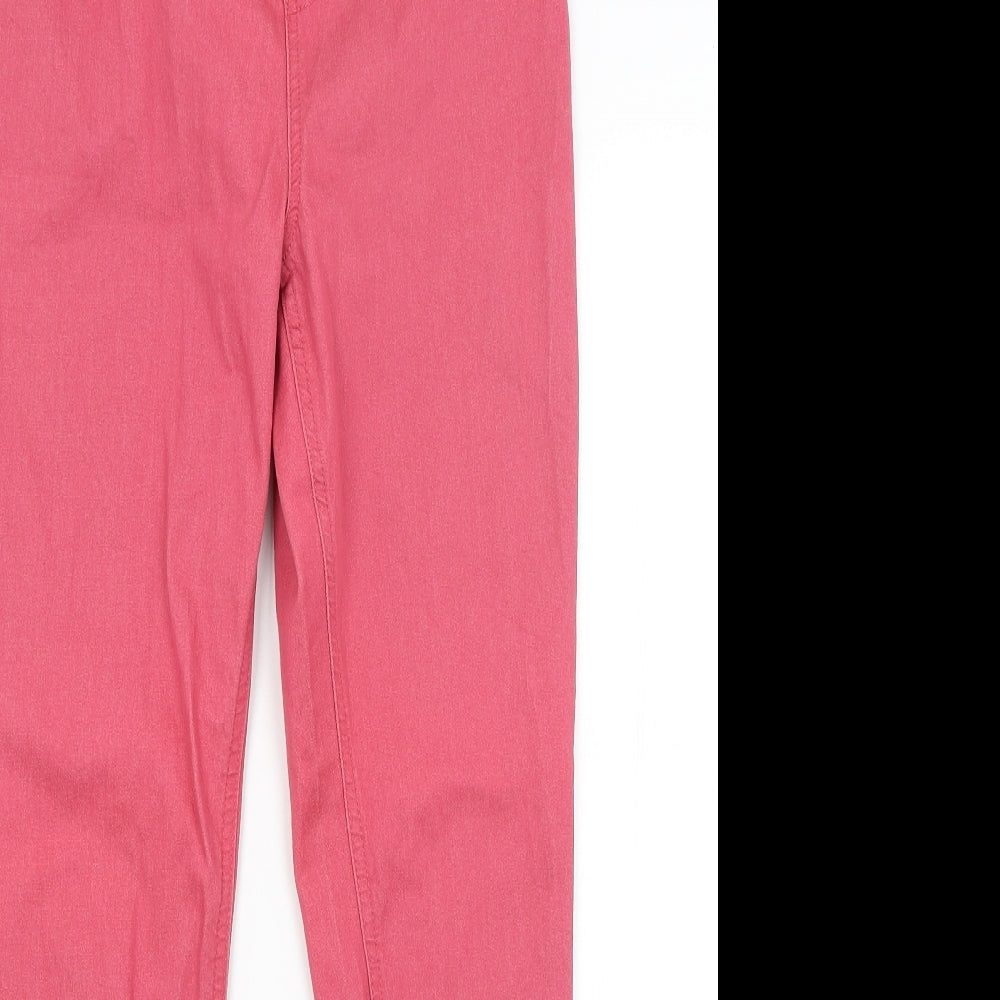 M&S Womens Pink   Jegging Jeans Size 12 L28 in