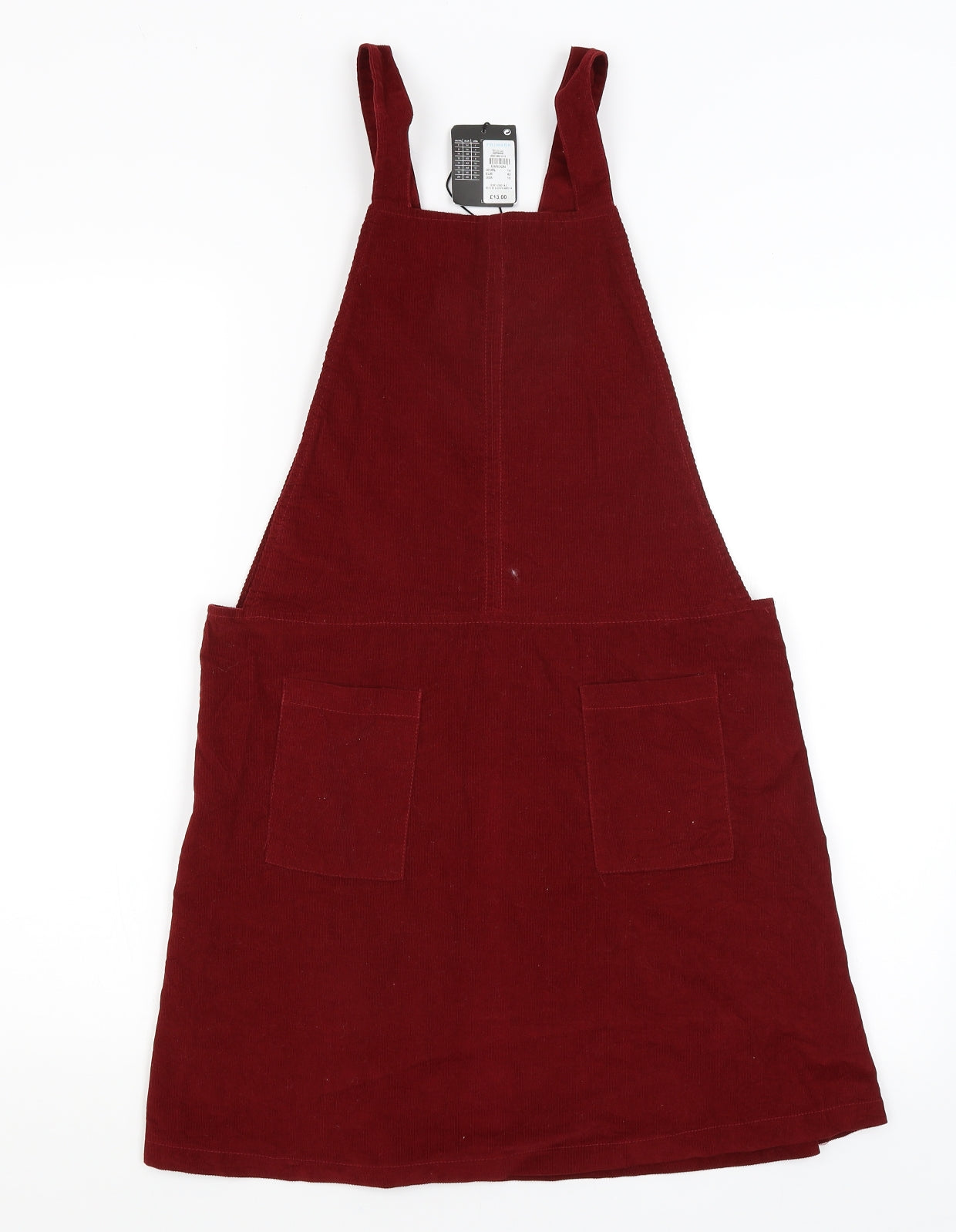 Atmosphere Womens Red   Pinafore/Dungaree Dress  Size 14