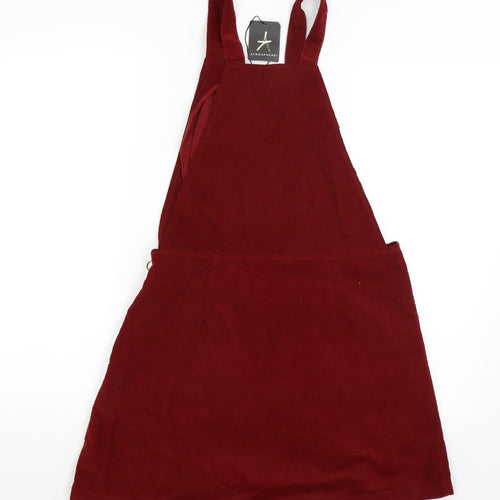 Atmosphere Womens Red   Pinafore/Dungaree Dress  Size 14