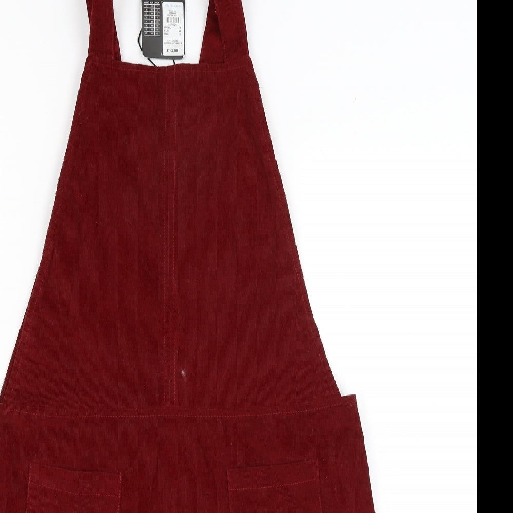 Atmosphere Womens Red   Pinafore/Dungaree Dress  Size 14