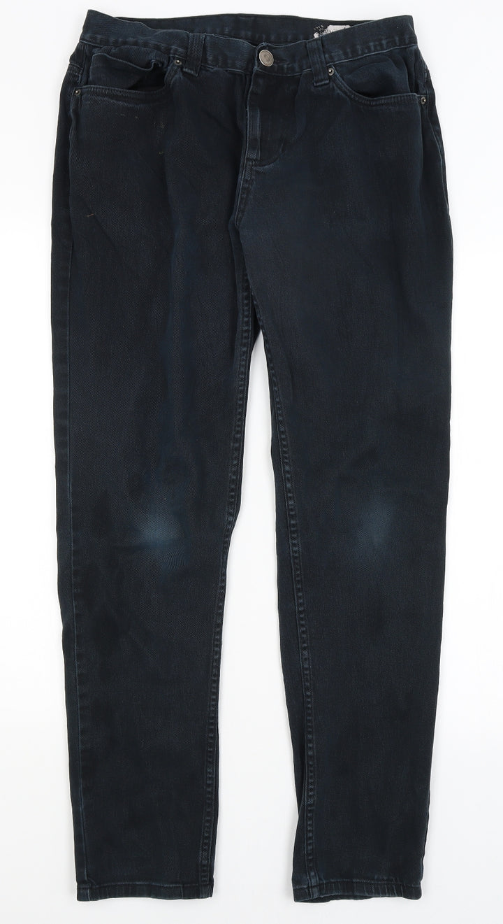 Denim Co Mens Blue Straight Jeans Size 32 in L30 in