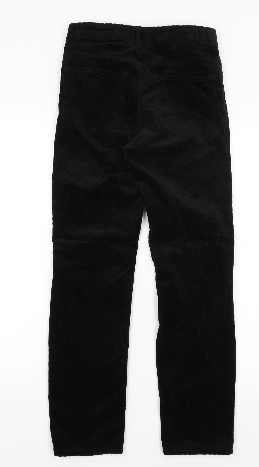 H&M Womens Black   Trousers  Size 8 L27 in