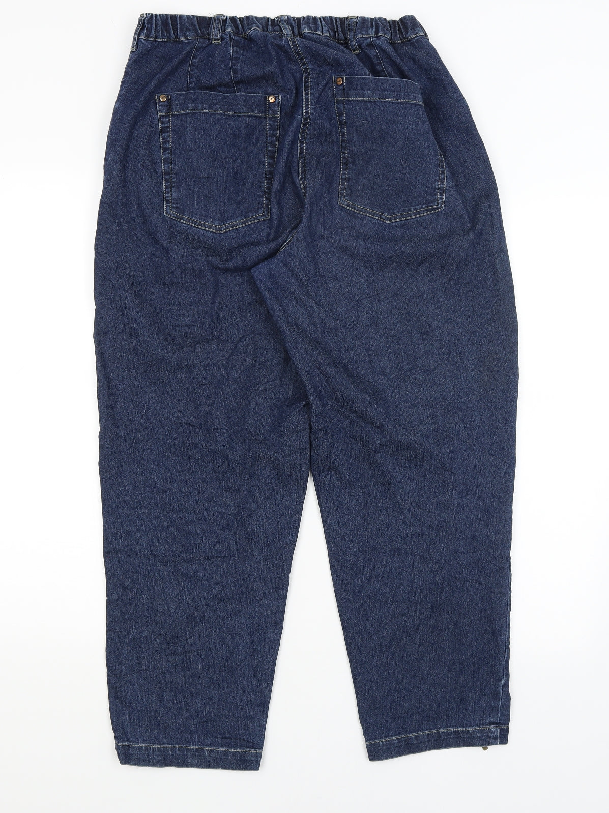 LauRie Womens Blue   Cropped Jeans Size 20 L26 in