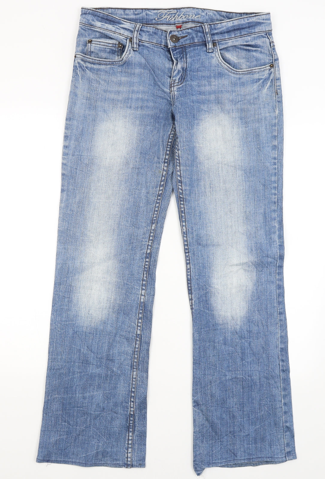 Fishbone Mens Blue   Bootcut Jeans Size 30 in L31 in