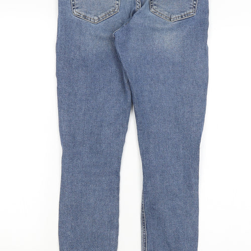 Topshop Womens Blue   Tapered Jeans Size 30 in L27 in