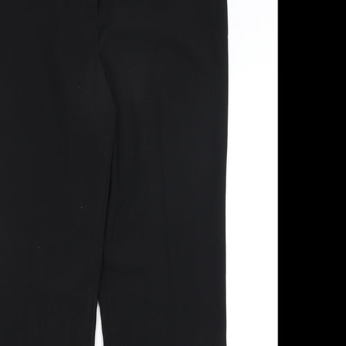 M&S Womens Black   Dress Pants Trousers Size 14 L30 in