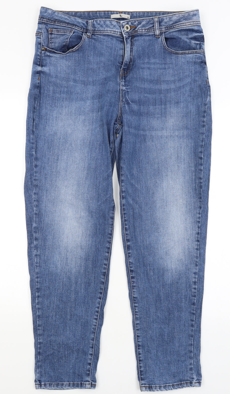 TU Womens Blue   Tapered Jeans Size 16 L27 in