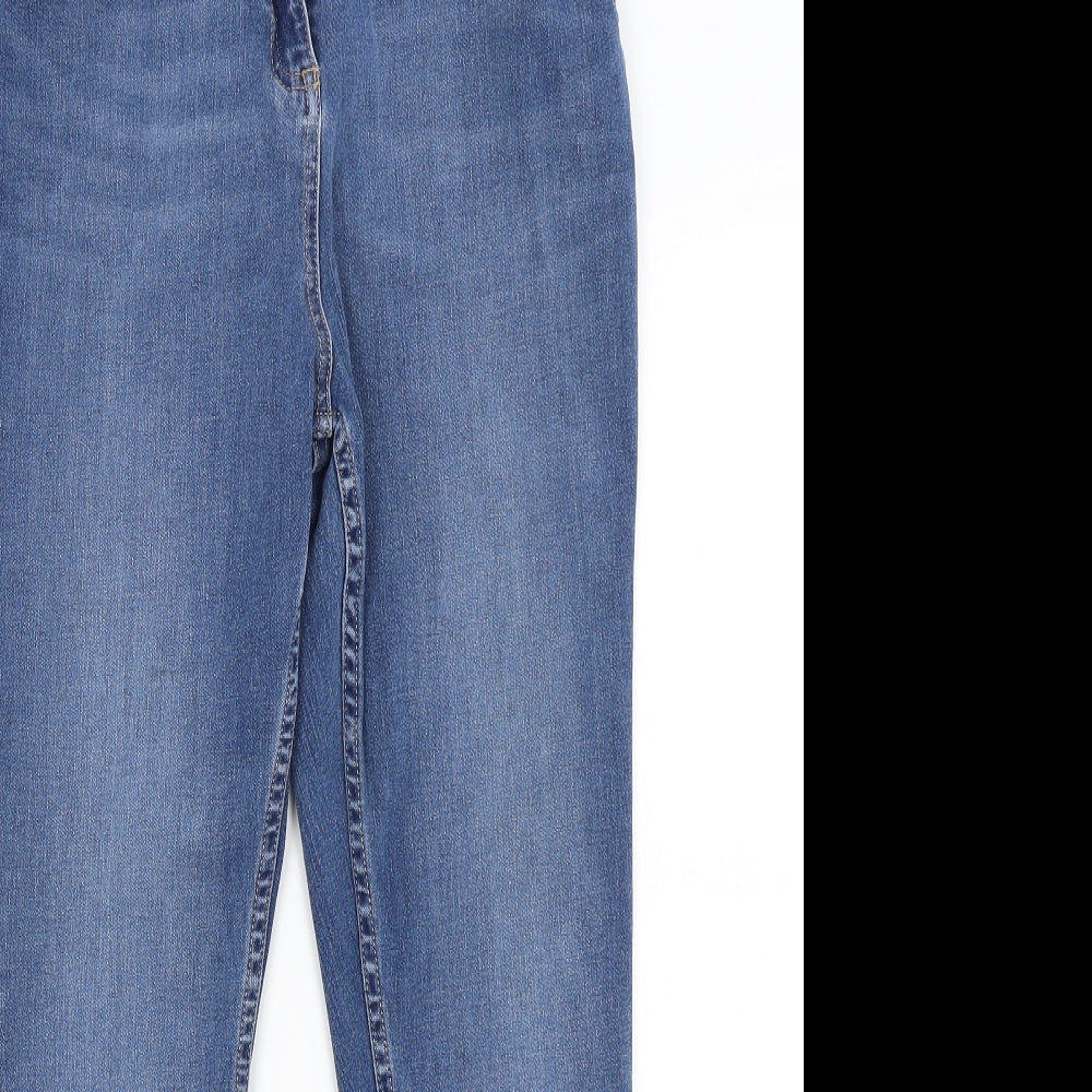 NEXT Womens Blue   Skinny Jeans Size 14 L27 in