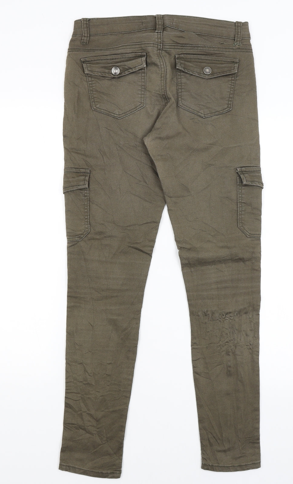 Goodies Womens Green   Skinny Jeans Size 12 L28.5 in