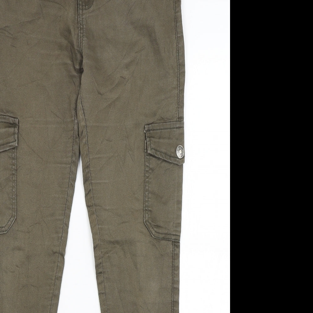 Goodies Womens Green   Skinny Jeans Size 12 L28.5 in
