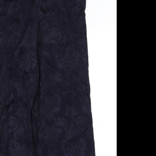 River Island Womens Blue Paisley  Trousers  Size 12 L30 in