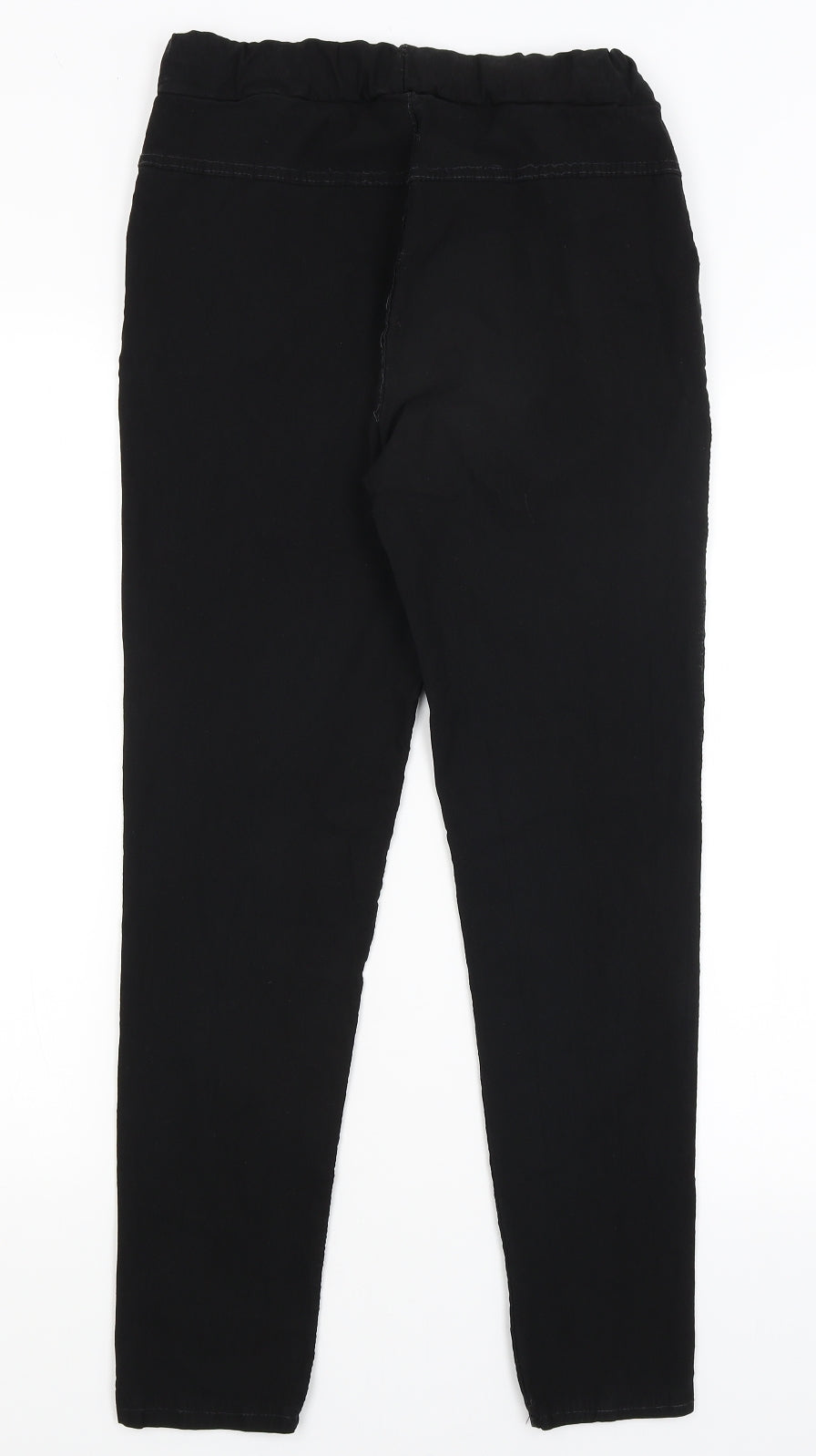 Preworn Womens Black   Trousers  Size 10 L26 in