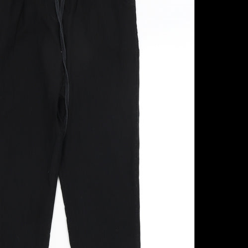 Preworn Womens Black   Trousers  Size 10 L26 in