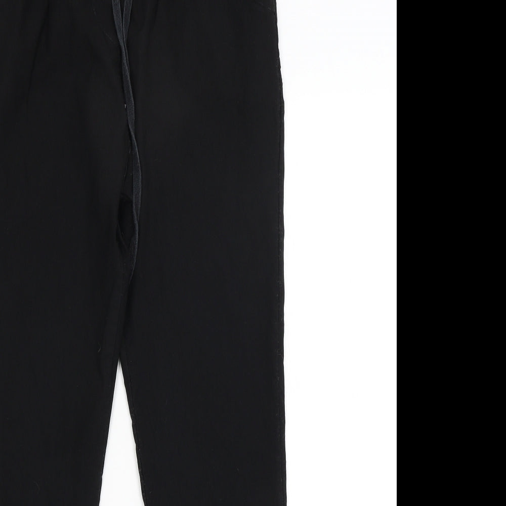 Preworn Womens Black   Trousers  Size 10 L26 in