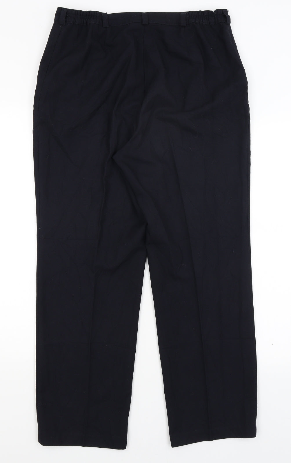 Preworn Womens Blue   Dress Pants Trousers Size 14 L28 in