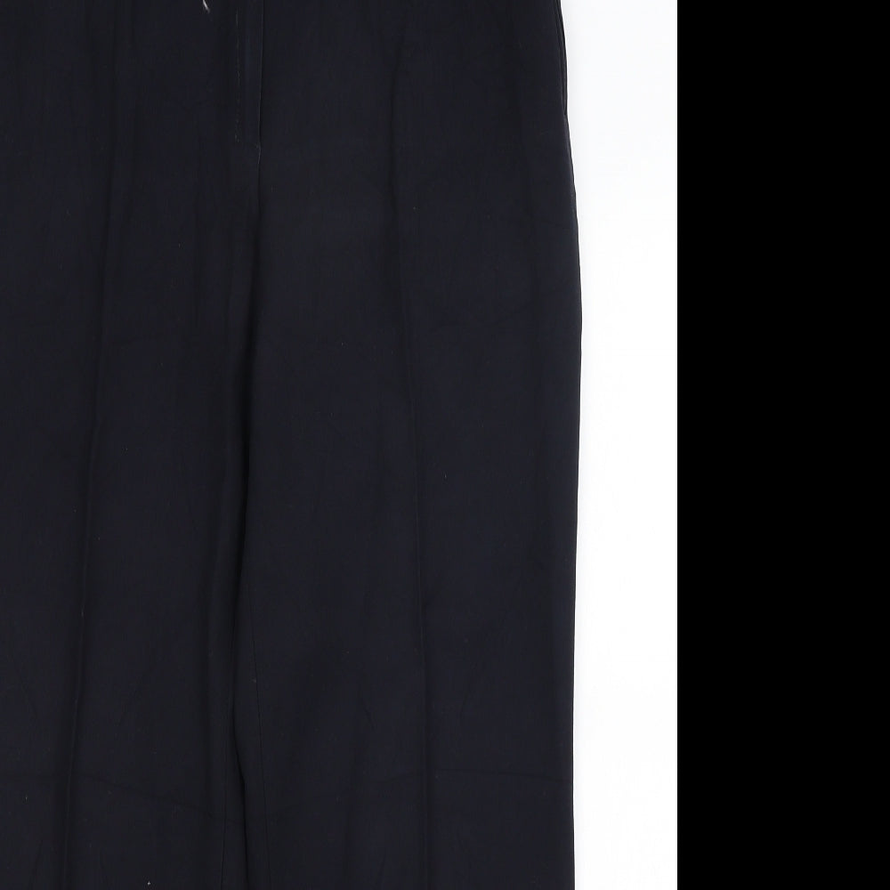 Preworn Womens Blue   Dress Pants Trousers Size 14 L28 in