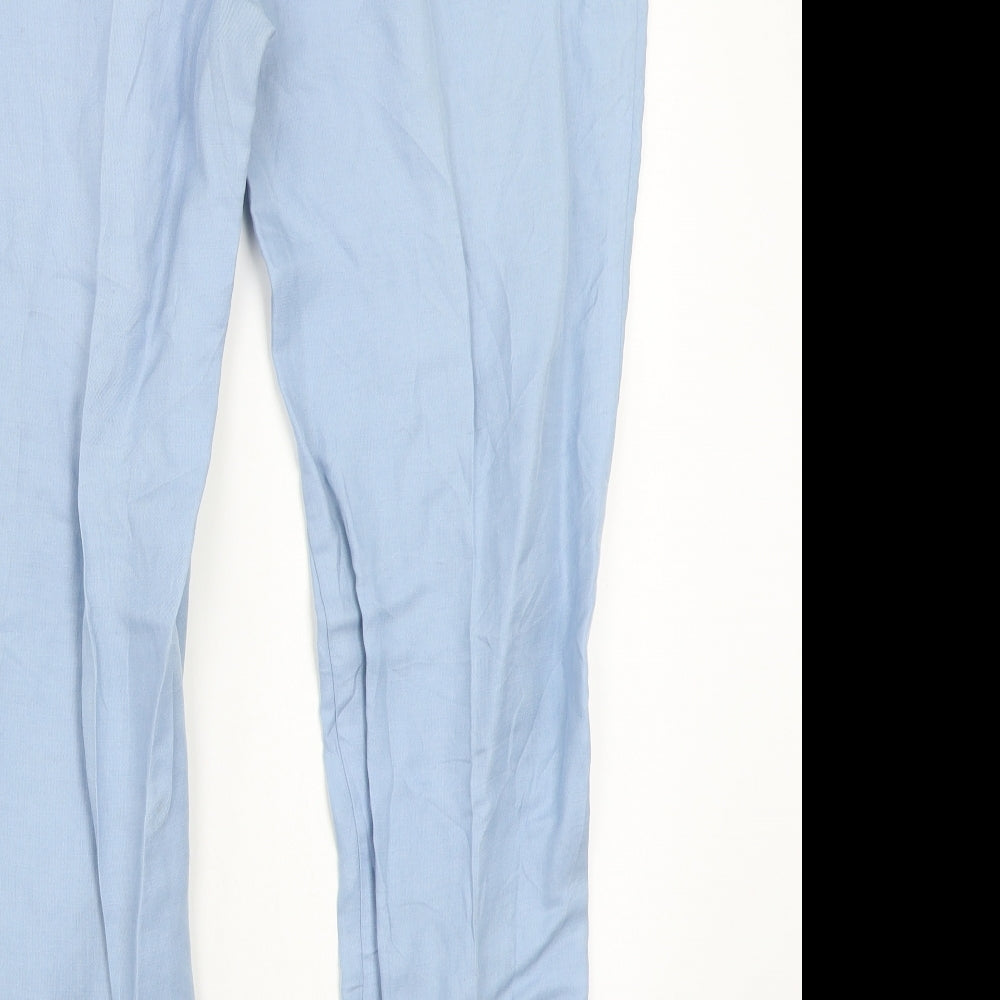 Marks and Spencer Womens Blue   Trousers  Size 12 L27 in