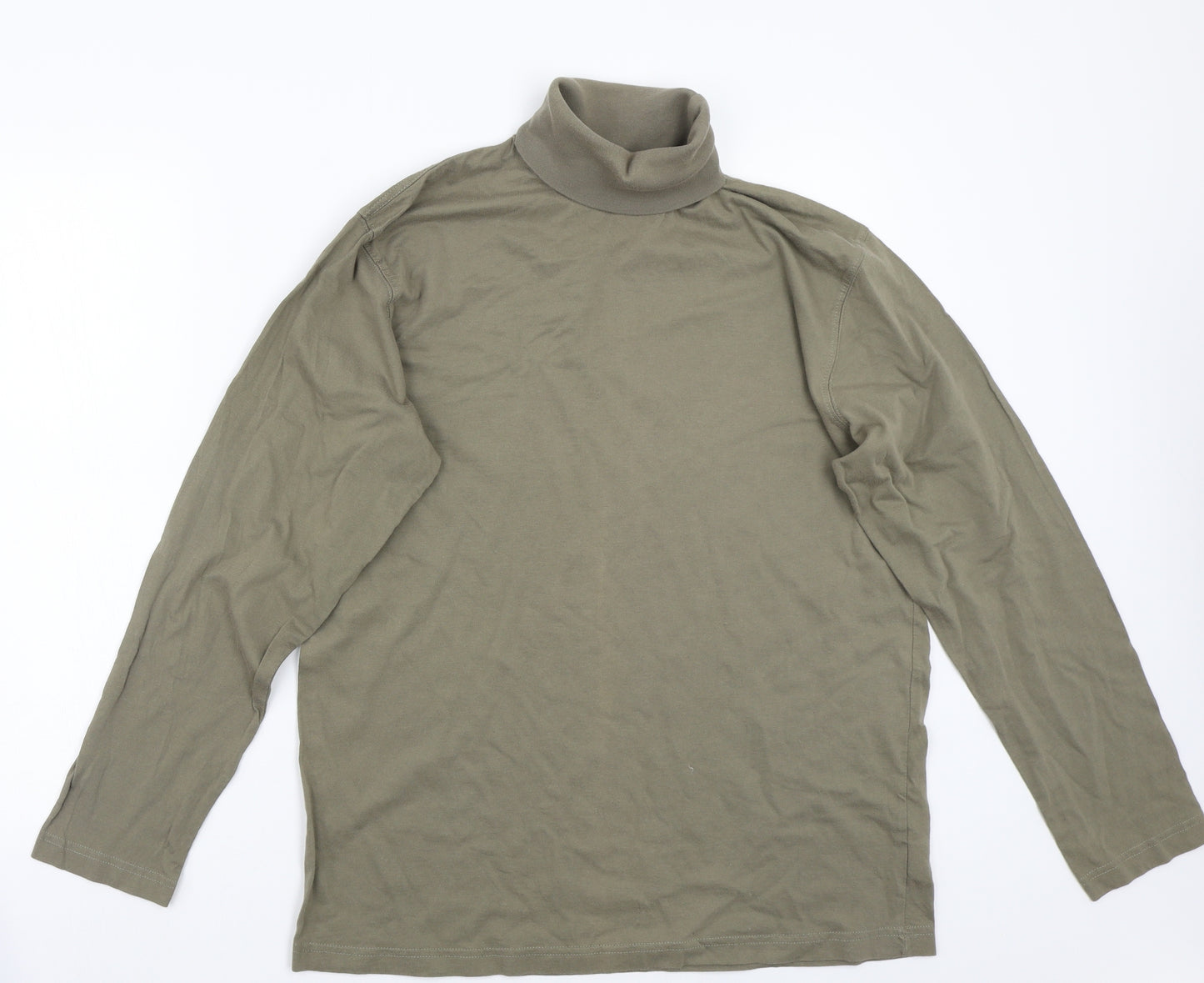 Preworn Mens Green    T-Shirt Size L