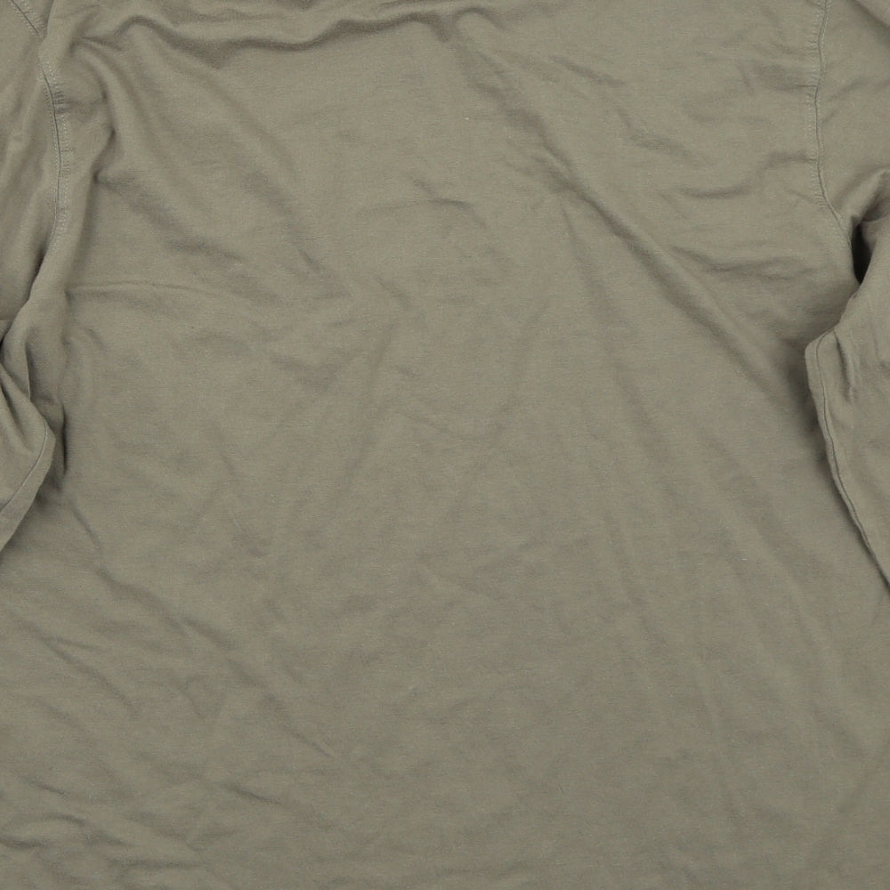 Preworn Mens Green    T-Shirt Size L