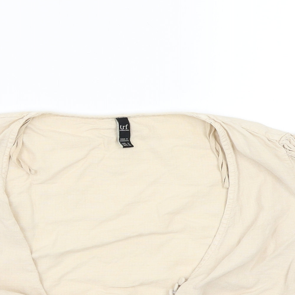 Zara Womens Beige   Cardigan Jumper Size S
